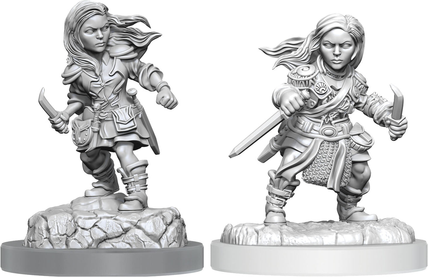 D&D Nolzur's Marvelous Unpainted Miniatures - W01 Halfling Rogue Female