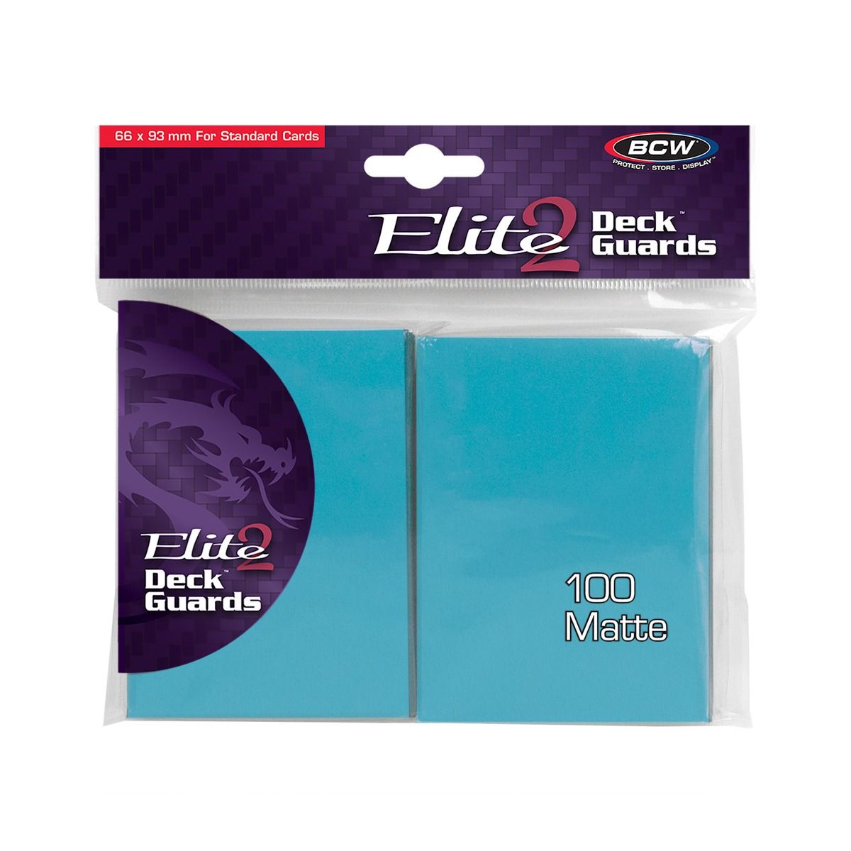 Card Sleeves - Elite2 Deck Guard: Azure (Anti-Glare)