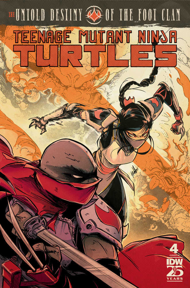 Teenage Mutant Ninja Turtles: The Untold Destiny Of The Foot Clan #4 Variant Ri (10) (Santtos)