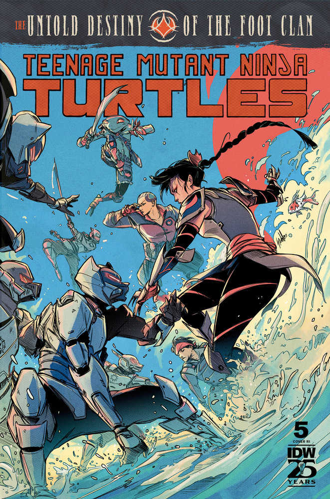 Teenage Mutant Ninja Turtles: The Untold Destiny Of The Foot Clan #5 Variant Ri (10) (Santtos)