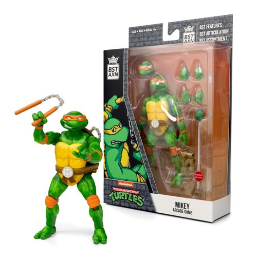 TMNT BST AXN - Michelangelo : Arcade Game 5-Inch Figure