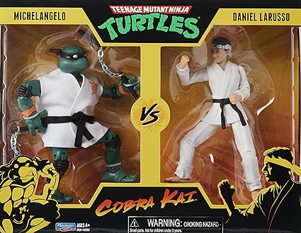 TMNT vs. Cobra Kai: Mikey vs. Daniel LaRusso 2 Pack