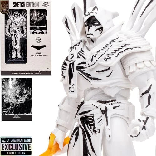 McFarlane Gold Label: Sketch Edition - Azrael Curse of the White Knight 7-Inch Scale Action Figure (EE Exclusive)
