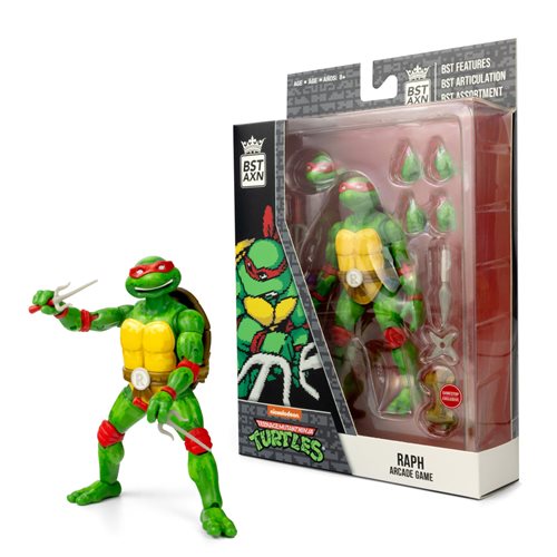 TMNT BST AXN - Raphael : Arcade Game 5-Inch Figure