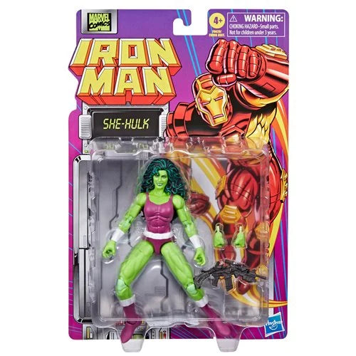 Marvel Legends - Iron Man: She-Hulk Retro Card 6-inch Action Figure