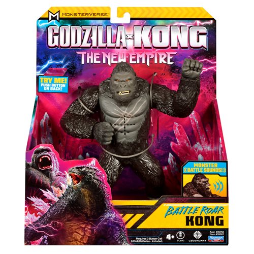 Godzilla x Kong 2- Battle Roar Kong Deluxe Titan 7-Inch Figure