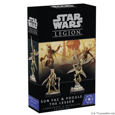 Star Wars Legion - Sun Fac and Poggle The Lesser Operative and Commander Expasion Pack